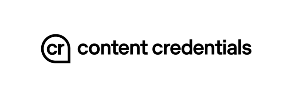 Content Credentials logo — the digital nutrition label standard